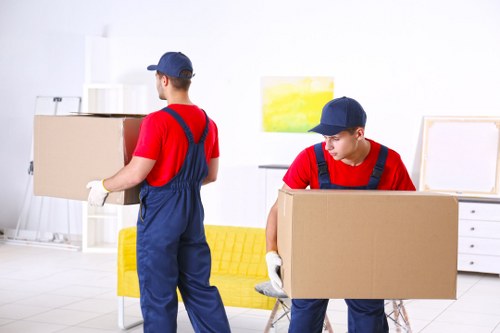 Professional office removals in Collierswood with packed boxes and office furniture