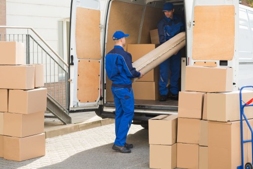 Commercial moving team planning an office relocation in Collierswood