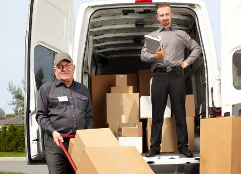 Professional man and van help for residential and business moves in Colliers Wood