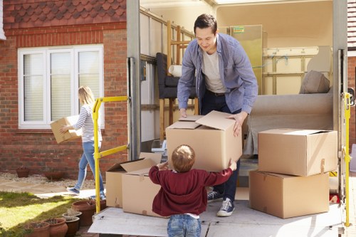 Professional packing materials prepared for a home move in Collierswood