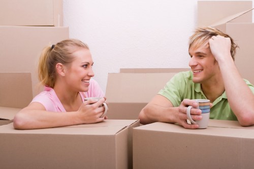 Professional same day removals team handling urgent moving boxes in Collierswood