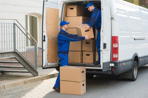 Removal company in Colliers Wood helping with a residential move