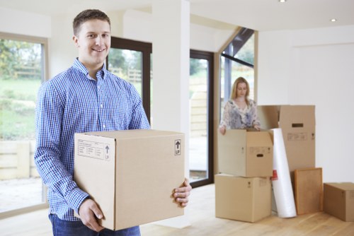 Man with van service helping with local moves in Colliers Wood
