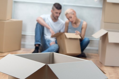Smooth residential moving service in Collierswood with packed boxes and transport