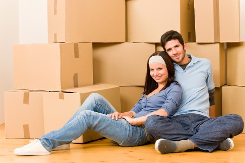 Cleared living space after furniture pick-up in Collierswood
