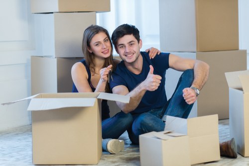 Office and business relocation using a man and van in Colliers Wood