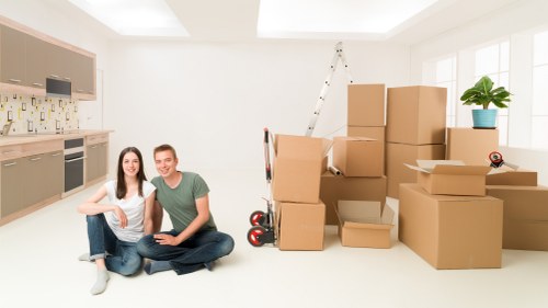 Furniture delivery and loading by a Colliers Wood man and van team