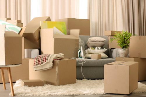 Van loading for a cubic-yard priced move in Collierswood