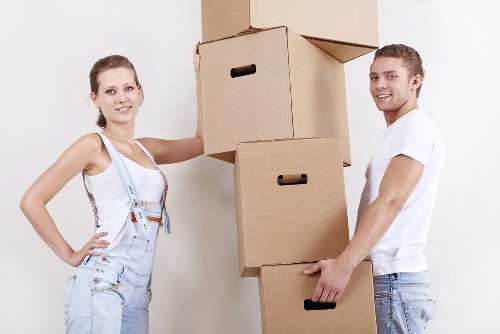 Local movers handling a residential relocation in Colliers Wood