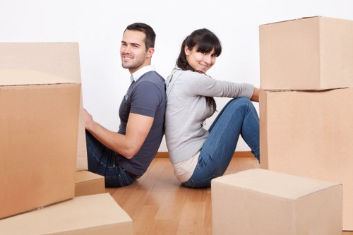 Removal van service for furniture and business transport